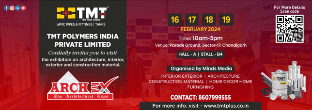 TMT Plus Partners with Minds Media to Bring Architectural Expo in Chandigarh